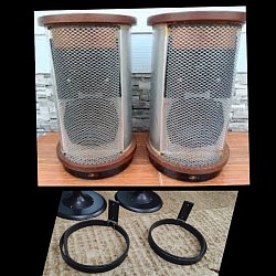 Rogers JR149-MK1 (top: grills off) (bottom: wall hangers)