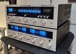 Marantz 2220B  (top)  Marantz 2440 (bottom) as setup for demo