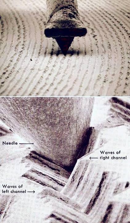 Electron microscope view of a stylus